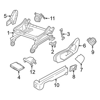 Jeep OE - Seats & Tracks - Tracks & Components (Driver Seat)