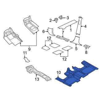 Jeep OE - Rear Floor Carpet
