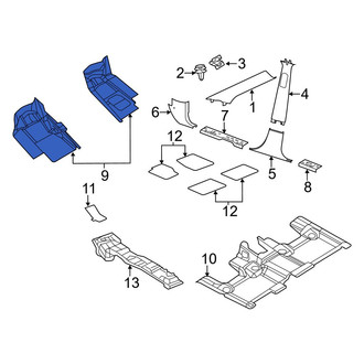 Jeep OE - Front Right Floor Carpet