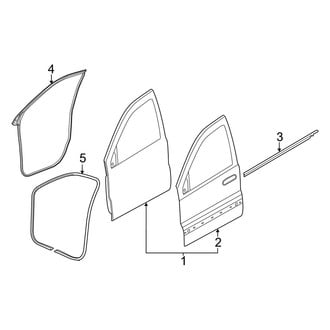 Jeep OE - Front Door - Door & Components