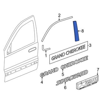 Jeep OE - Front Right Door Applique