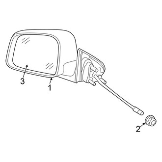 Jeep OE - Front Door - Outside Mirrors