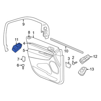 Jeep OE - Front Right Door Window Switch