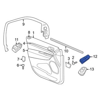 Jeep OE - Front Left Door Window Lock-Out Switch