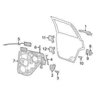 Jeep OE - Rear Door - Lock & Hardware