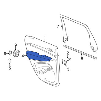 Jeep OE - Front Left Door Armrest