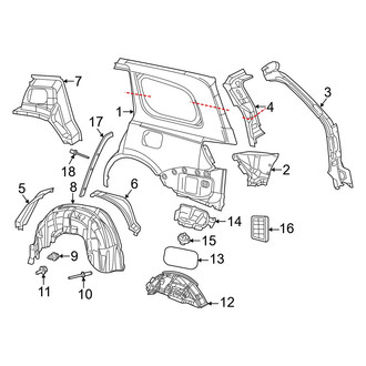 Jeep OE - Quarter Panel & Components