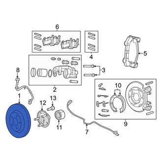 Jeep OE - Rear Disc Brake Rotor