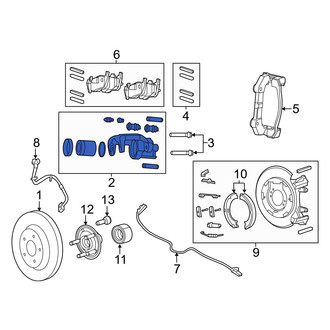 Jeep OE - Front Right Disc Brake Caliper