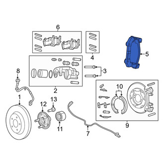 Jeep OE - Rear Disc Brake Caliper Bracket