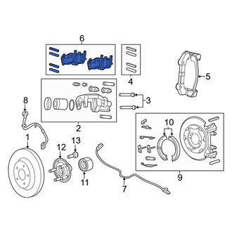 Jeep OE - Front Disc Brake Pad Set