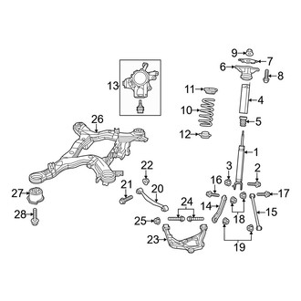 Jeep OE - Rear Suspension - Suspension Components (W/O Quadra-Lift)