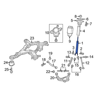 Jeep OE - Front Left Suspension Shock Absorber