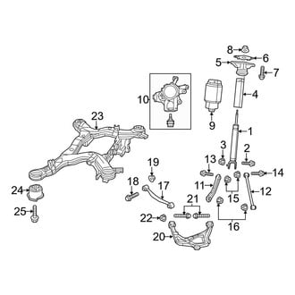 Jeep OE - Rear Suspension - Suspension Components (With Quadra Lift)