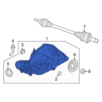 Jeep OE - Rear Differential Housing