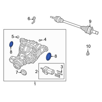 Jeep OE - Front Right CV Axle Shaft Seal