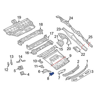 Jeep OE - Rear Left Frame Stiffener