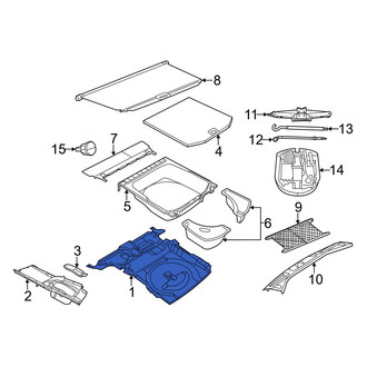 Jeep OE - Front Right Floor Carpet