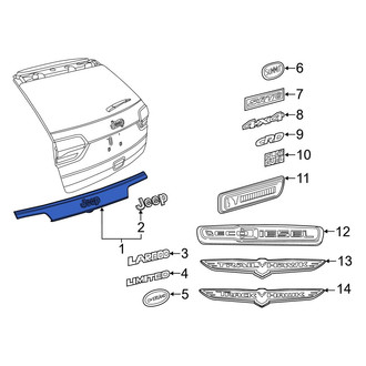 Jeep OE - Rear Liftgate Finish Panel