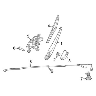 Jeep OE - Lift Gate - Wiper & Washer Components
