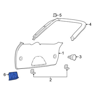 Jeep OE - Rear Liftgate Pull Handle