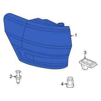 Jeep OE - Rear Left Outer Tail Light Assembly
