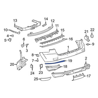 Jeep OE - Rear Left Bumper Trim