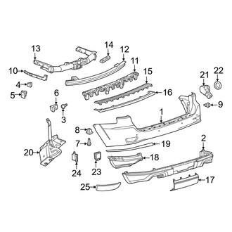 Jeep OE - Rear Bumper - Bumper & Components
