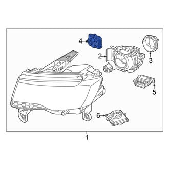 Jeep OE - Front Right Headlight Control Module
