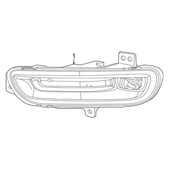 Jeep OE - Front Lamps - Fog Lamps (LED), (SRT)