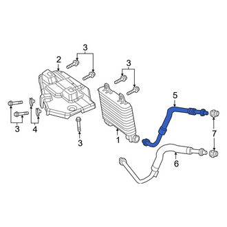 Jeep OE - Engine Oil Cooler Line
