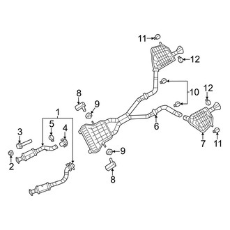 Jeep OE - Exhaust System - Exhaust Components