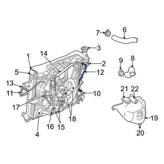 Jeep OE - Engine Oil Cooler Line