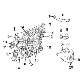 Jeep OE - Cooling - Radiator & Components (4.7L)