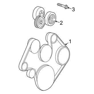 Jeep OE - Cooling - Belts & Pulleys (Laredo / Limited / Overland / Special Edition 4.7L)