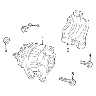 Jeep OE - Electrical - Alternator (4.0L)