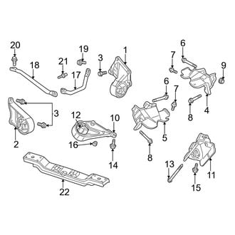 Jeep OE - Engine & Transmission Mounting (4.0L)