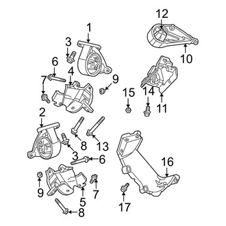 Jeep OE - Engine & Transmission Mounting (4.7L)