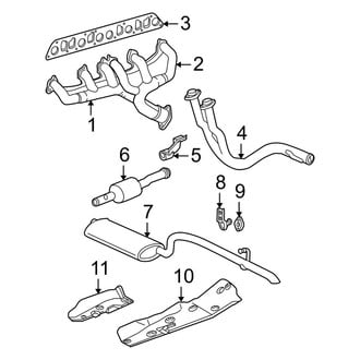 Jeep OE - Exhaust System - Exhaust Components (4.0L)