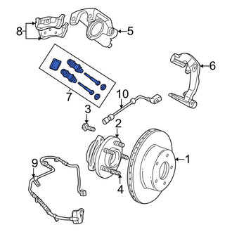 Jeep OE - Front Disc Brake Caliper Pin