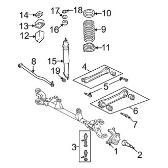 Jeep OE - Front Suspension - Suspension Components (RWD)