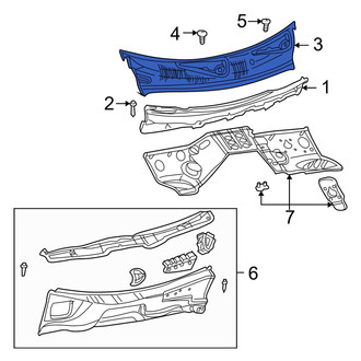 Jeep OE - Cowl Grille Panel