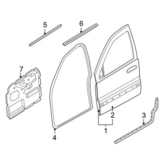 Jeep OE - Front Door - Door & Components