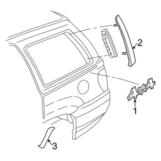 Jeep OE - Quarter Panel - Exterior Trim