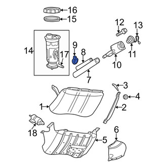 Jeep OE - Fuel Filler Hose Clamp