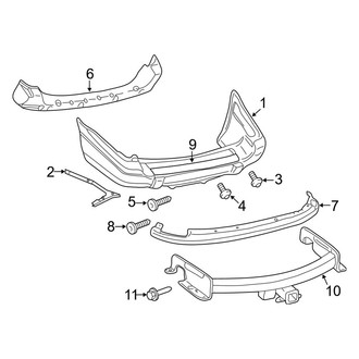 Jeep OE - Rear Bumper - Bumper & Components (Limited)