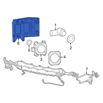 Jeep OE - Cruise Control Distance Sensor Bracket