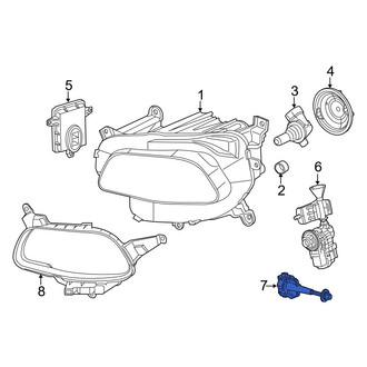 Jeep OE - Front Left Headlight Motor