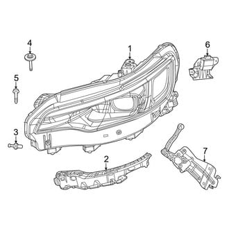 Jeep OE - Front Lamps - Headlamp Components