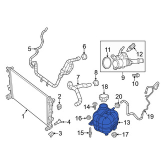 Jeep OE - Engine Coolant Reservoir